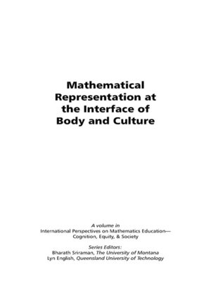 cover image of Mathematical Representation at the Interface of Body and Culture